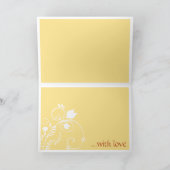 Vintage - Valentine's Motif Feestdagen Kaart (Binnen)