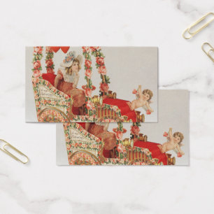 Vintage Valentines Victorienne, Voiture avec Fleur