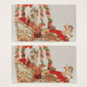 Vintage Valentines Victorienne, Voiture avec Fleur (Devant & derrière)