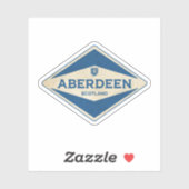 Vintage van Aberdeen Sticker (Vel)