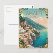 Vintage van Amalfi Briefkaart (Voorkant / Achterkant)