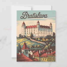 Vintage van Bratislava Briefkaart