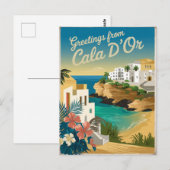 Vintage van Cala d'Or Briefkaart (Voorkant / Achterkant)