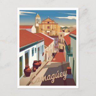 Vintage van Camagüey Briefkaart
