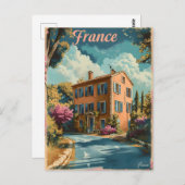 Vintage van de Provence Briefkaart (Voorkant / Achterkant)