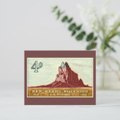 Vintage van de staat New Mexico Briefkaart (Staand voorkant)