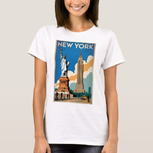 Vintage van de Verenigde Staten van Amerika T-shirt