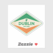 Vintage van Dublin Sticker (Vel)
