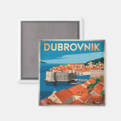 Vintage van Dubrovnik Magneet (Voorkant / Achterkant)