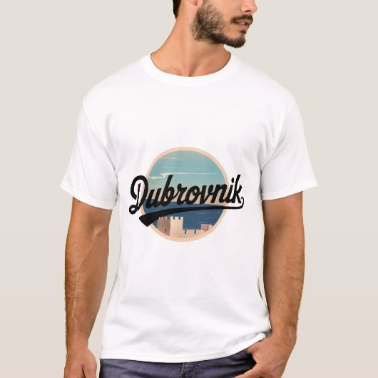 Vintage van Dubrovnik T-shirt (Voorkant)