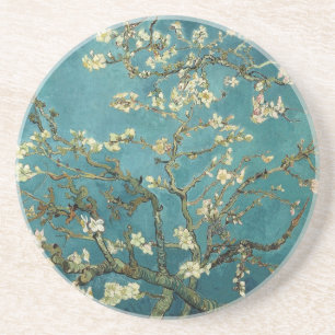 Vintage Van Gogh Almond Blossom Zandsteen Onderzetter
