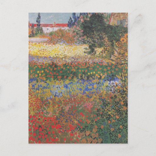Vintage Van Gogh — Bloedtuin Briefkaart (Voorkant)