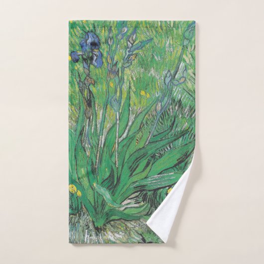 Vintage Van Gogh Iris (Serviette à main)