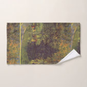 Vintage Van Gogh Jardin public Serviette à main (Serviette à main)