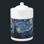 Vintage Van Gogh La Nuit étoilée<br><div class="desc">Ce design s'inspire de l'huile de Vincent van Gogh de 1889 sur toile,  "La nuit étoilée".</div>