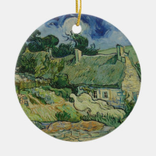 Vintage van Gogh met deklare buisjes in Cordeville Keramisch Ornament
