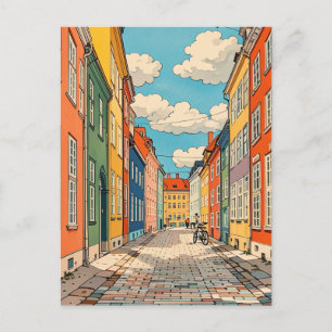 Vintage van Kopenhagen Briefkaart