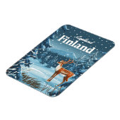Vintage van Lapland Magneet (Linkerzijde)