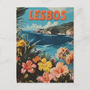 Vintage van Lesbos Briefkaart