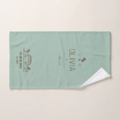 Vintage Van Life Sage Calme Côtière (Serviette à main)