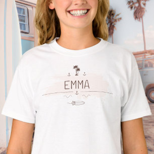 Vintage Van Life Zonsondergang Gloed Boheemse Vibe T-shirt