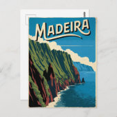 Vintage van Madeira Briefkaart (Voorkant / Achterkant)
