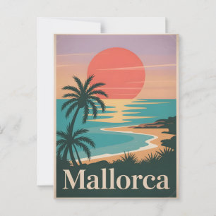 Vintage van Mallorca Briefkaart