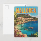 Vintage van Mallorca Briefkaart (Voorkant / Achterkant)