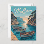 Vintage van Mallorca Briefkaart (Voorkant / Achterkant)