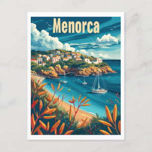 Vintage van Menorca Briefkaart