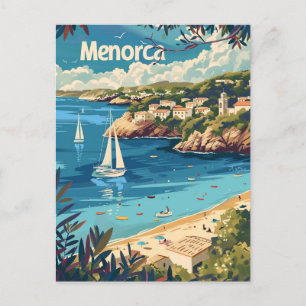 Vintage van Menorca Briefkaart