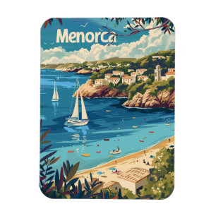 Vintage van Menorca Magneet