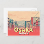 VINTAGE VAN OSAKA BRIEFKAART (Voorkant / Achterkant)