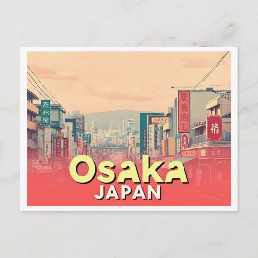 VINTAGE VAN OSAKA BRIEFKAART (Voorkant)