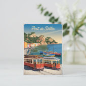 Vintage van Port de Soller Mallorca Briefkaart (Staand voorkant)