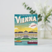vintage van schönbrunn briefkaart (Staand voorkant)