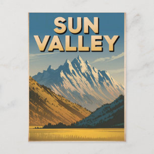 Vintage van Sun Valley Idaho Briefkaart