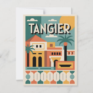 Vintage van Tanger Briefkaart
