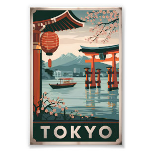 Vintage van Tokio Foto Afdruk