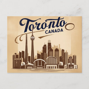 Vintage van Toronto, Canada Briefkaart