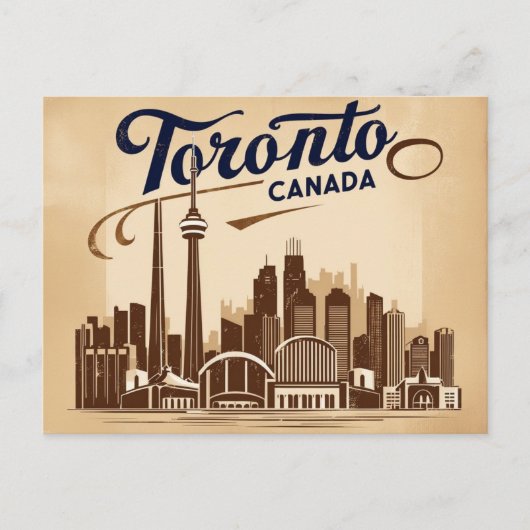 Vintage van Toronto, Canada Briefkaart (Voorkant)