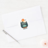 Vintage van Yoho National Park Ronde Sticker (Envelop)