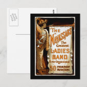 vintage Vaudeville "De marine" Briefkaart (Voorkant / Achterkant)