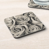 Vintage Velvet Beauty Bier Onderzetter (Linkerzijde)