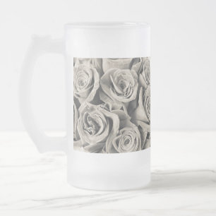 Vintage Velvet Beauty Frosted Glass Mok