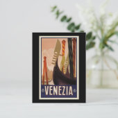 Vintage Venezia Briefkaart (Staand voorkant)