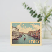 Vintage Venice Travel Briefkaart (Staand voorkant)