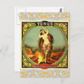Vintage Venus Ephemera Briefkaart (Voorkant / Achterkant)
