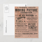 Vintage Verplaatsende Afbeelding Briefkaart (Voorkant / Achterkant)