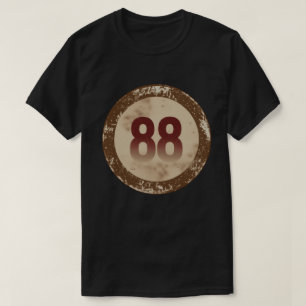 Vintage Vervallen Nummer 88 T-shirt